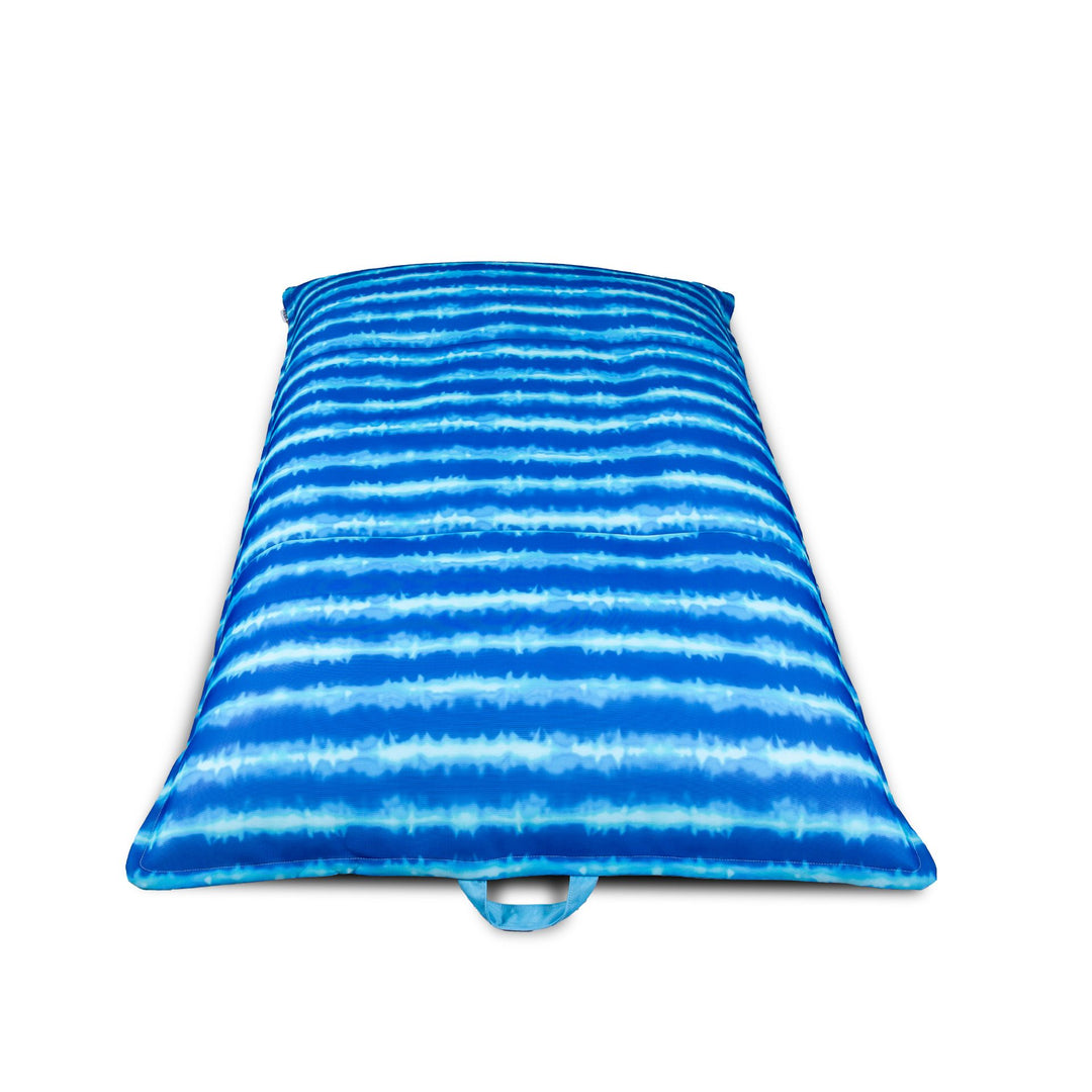 front view lagoon lounger #color_ripple-blue