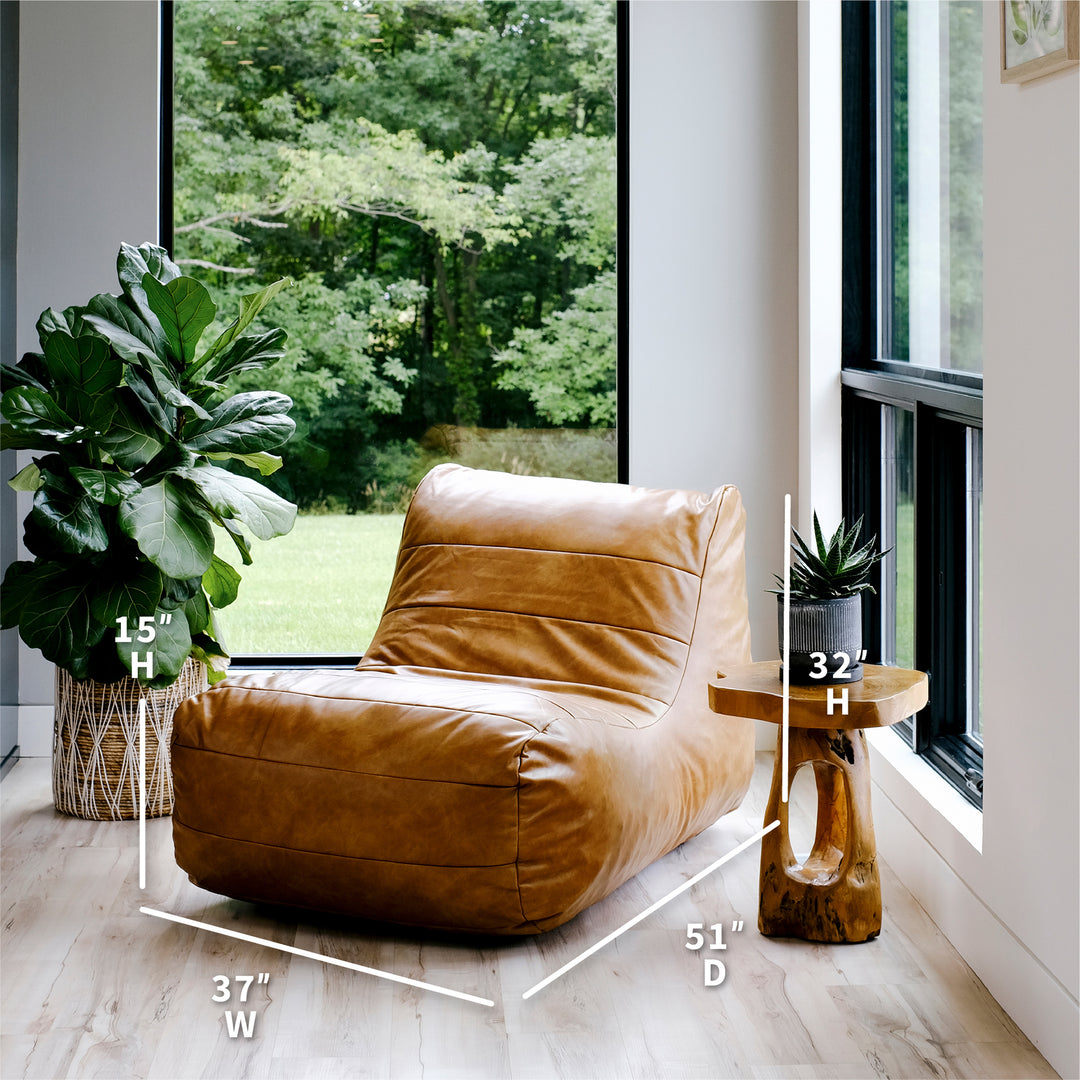 Modora® Lounger in Vegan Leather