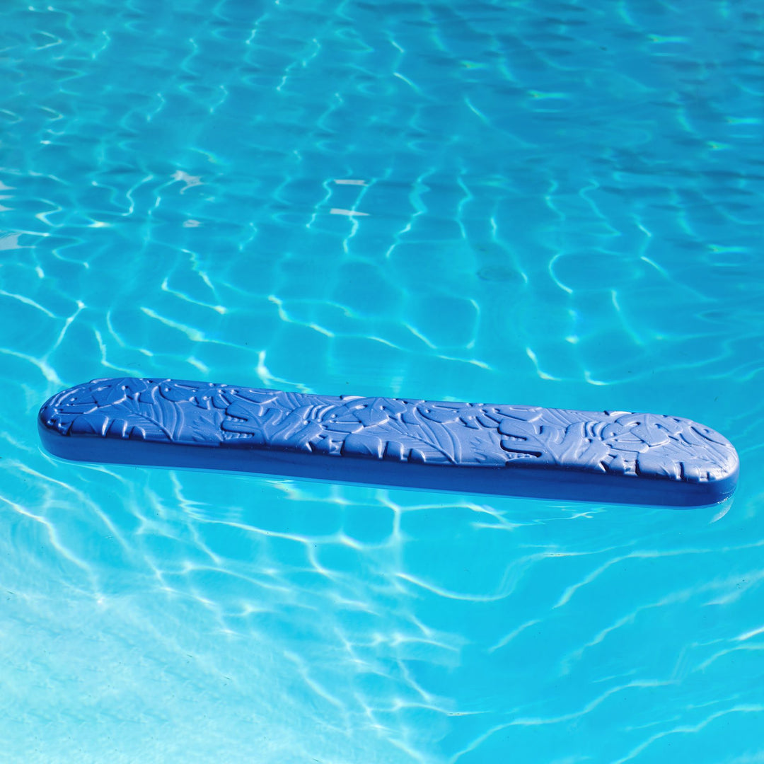 Aquaria Palm Drifter pool float in pool #color_blue-palm