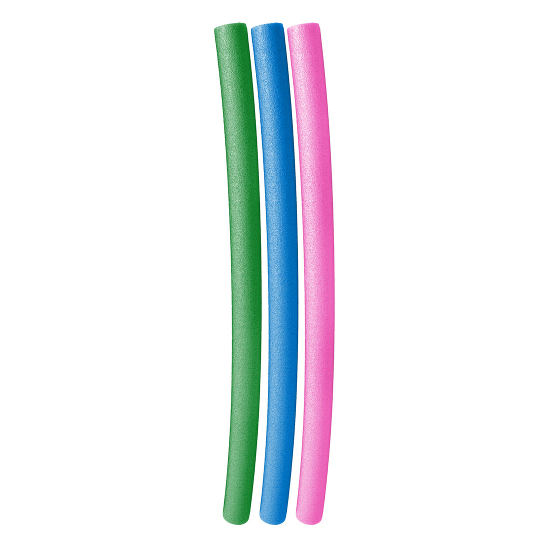 Foam Pool Noodle Case of 40 in Green, Blue, Pink 