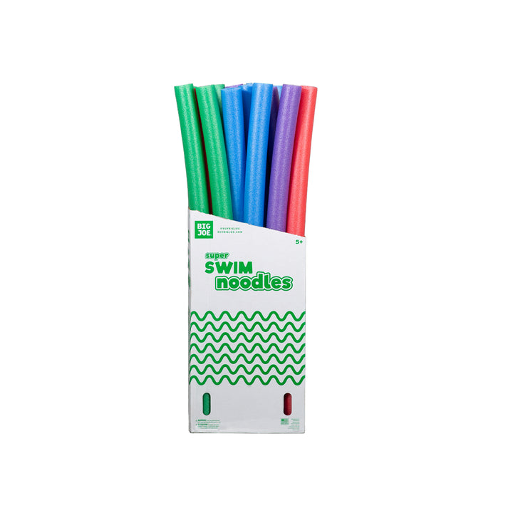 Foam Pool Noodle Case of 40 in Green, Blue, Pink 