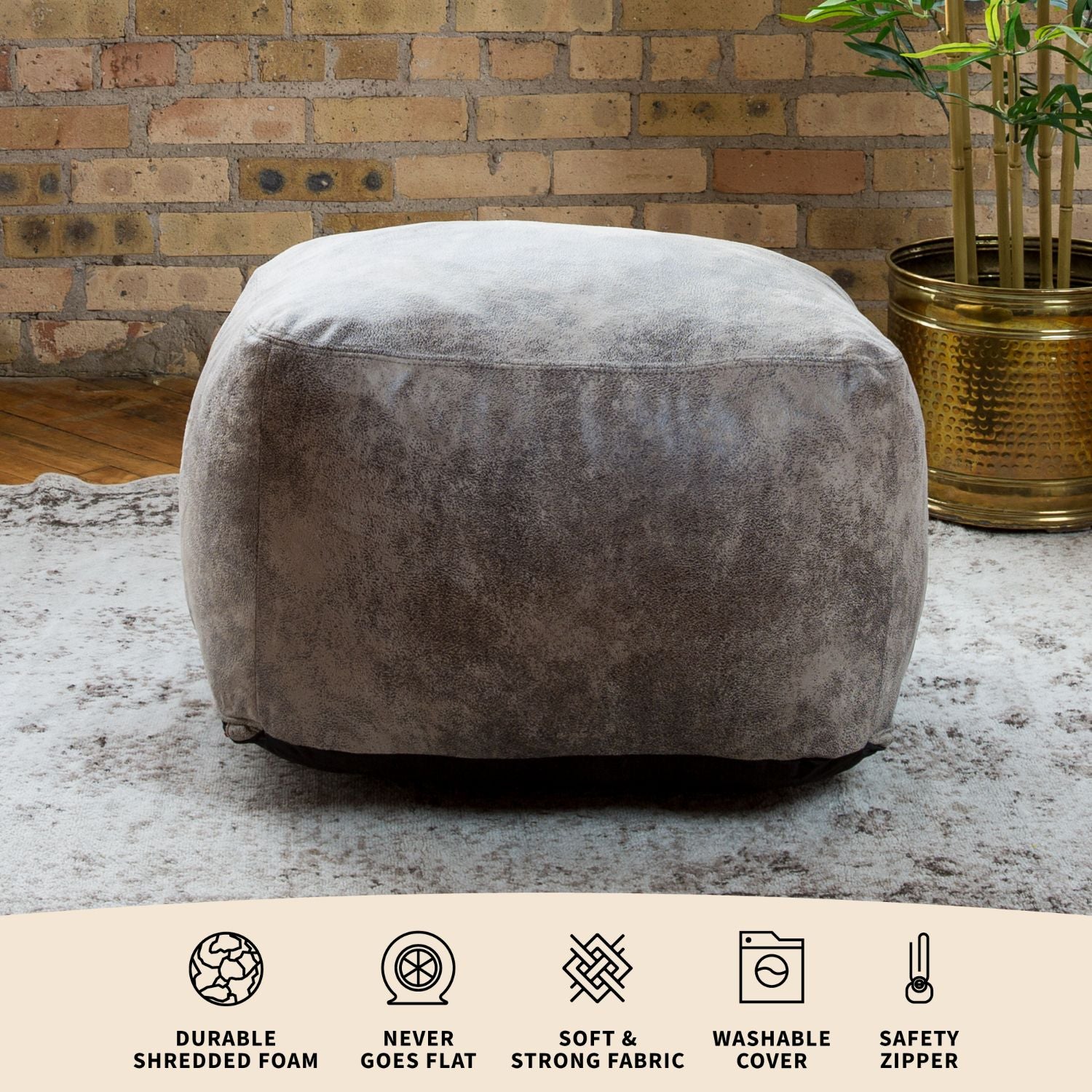 Nestle™ Loveseat Ottoman | Big Joe® Ottomans