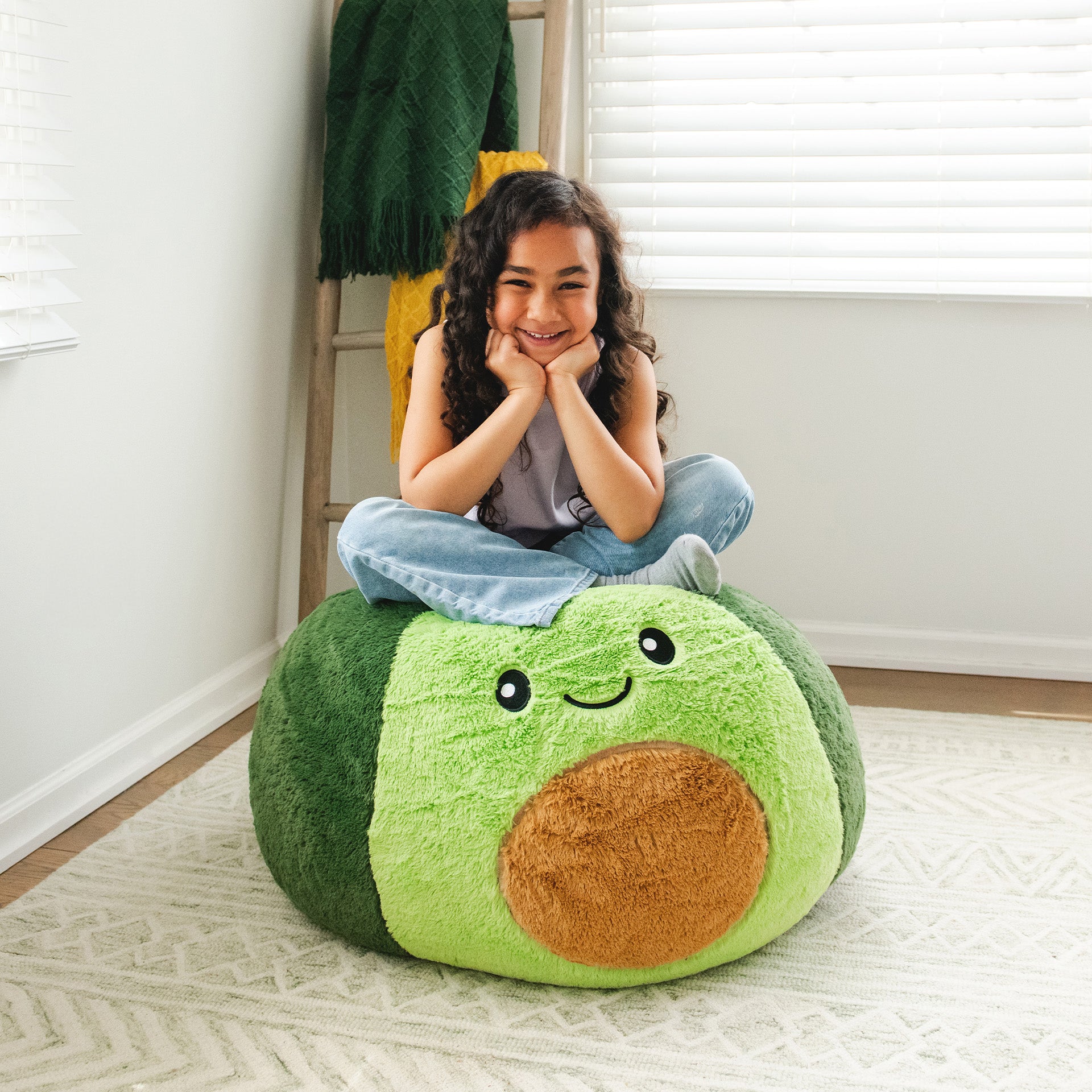 Avocado PlushiPals™ Bean Bag Chair | Big Joe® Chairs For Kids