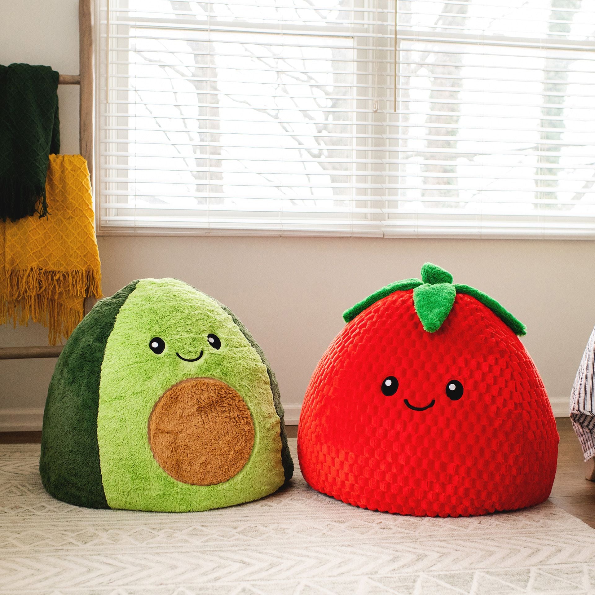 PlushiPals® Two Pack Bean Bag Chair | Big Joe® Chairs For Kids