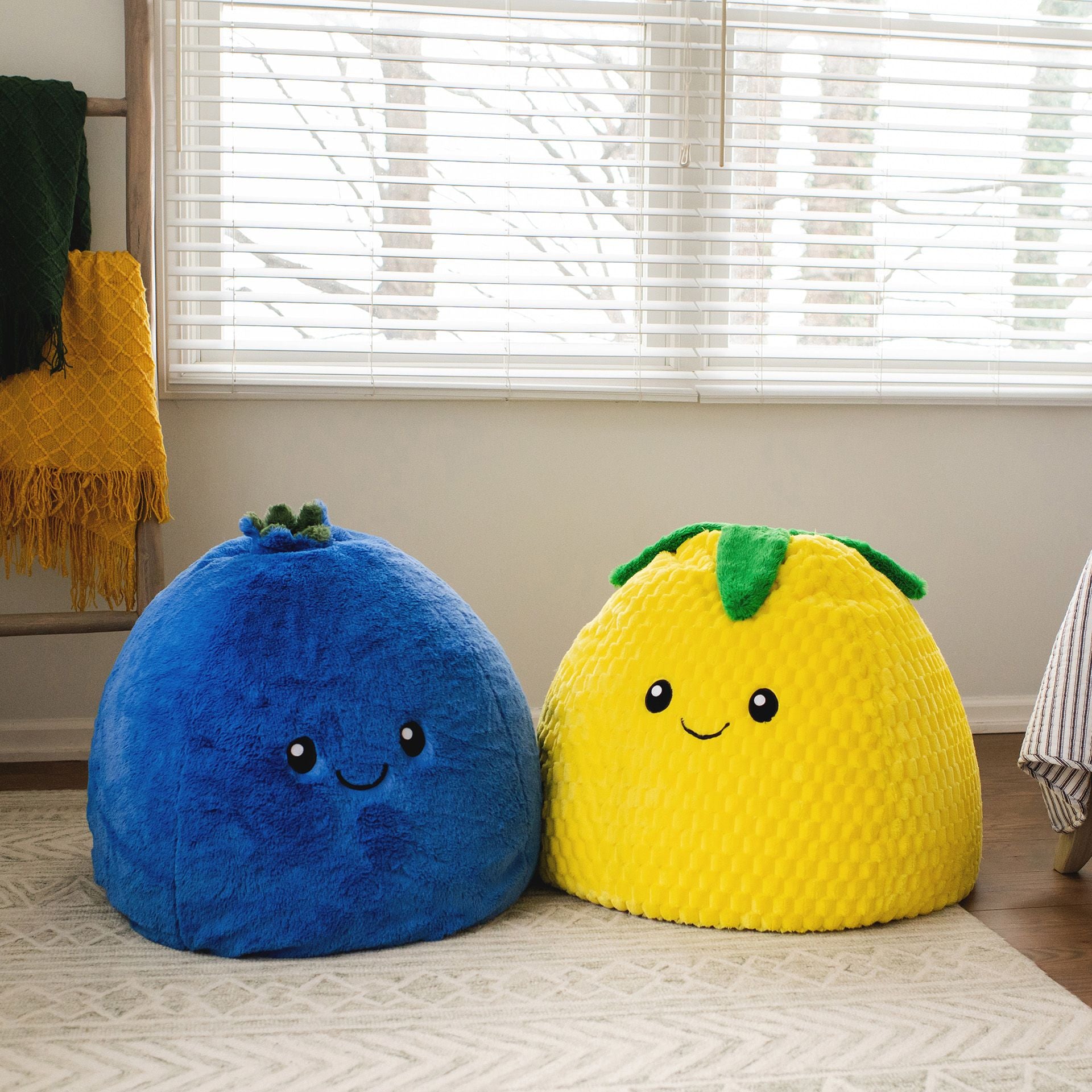 PlushiPals® Two Pack Bean Bag Chair | Big Joe® Chairs For Kids