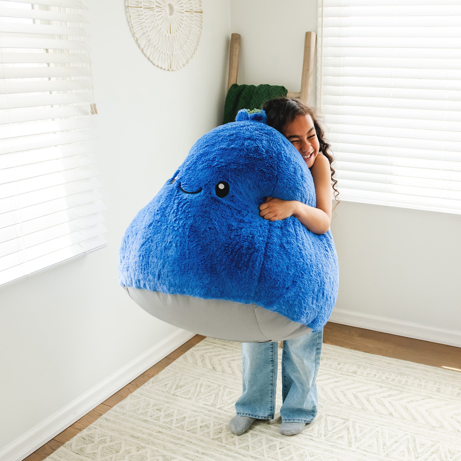Blueberry PlushiPals™ Bean Bag Chair | Big Joe® Chairs For Kids