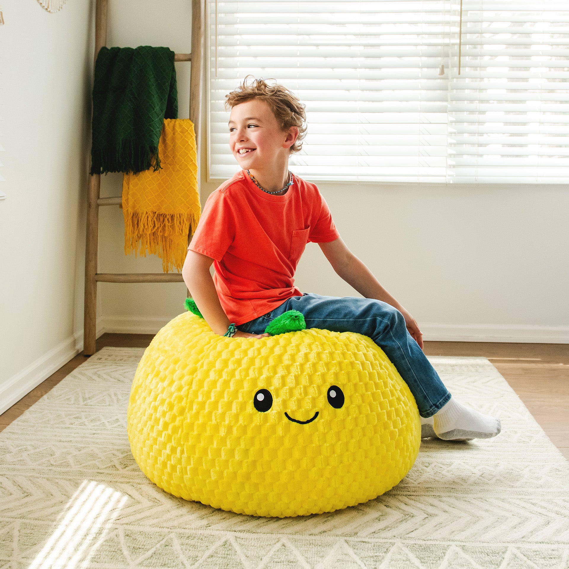 Pineapple PlushiPals® Bean Bag Chair | Big Joe® Chairs For Kids