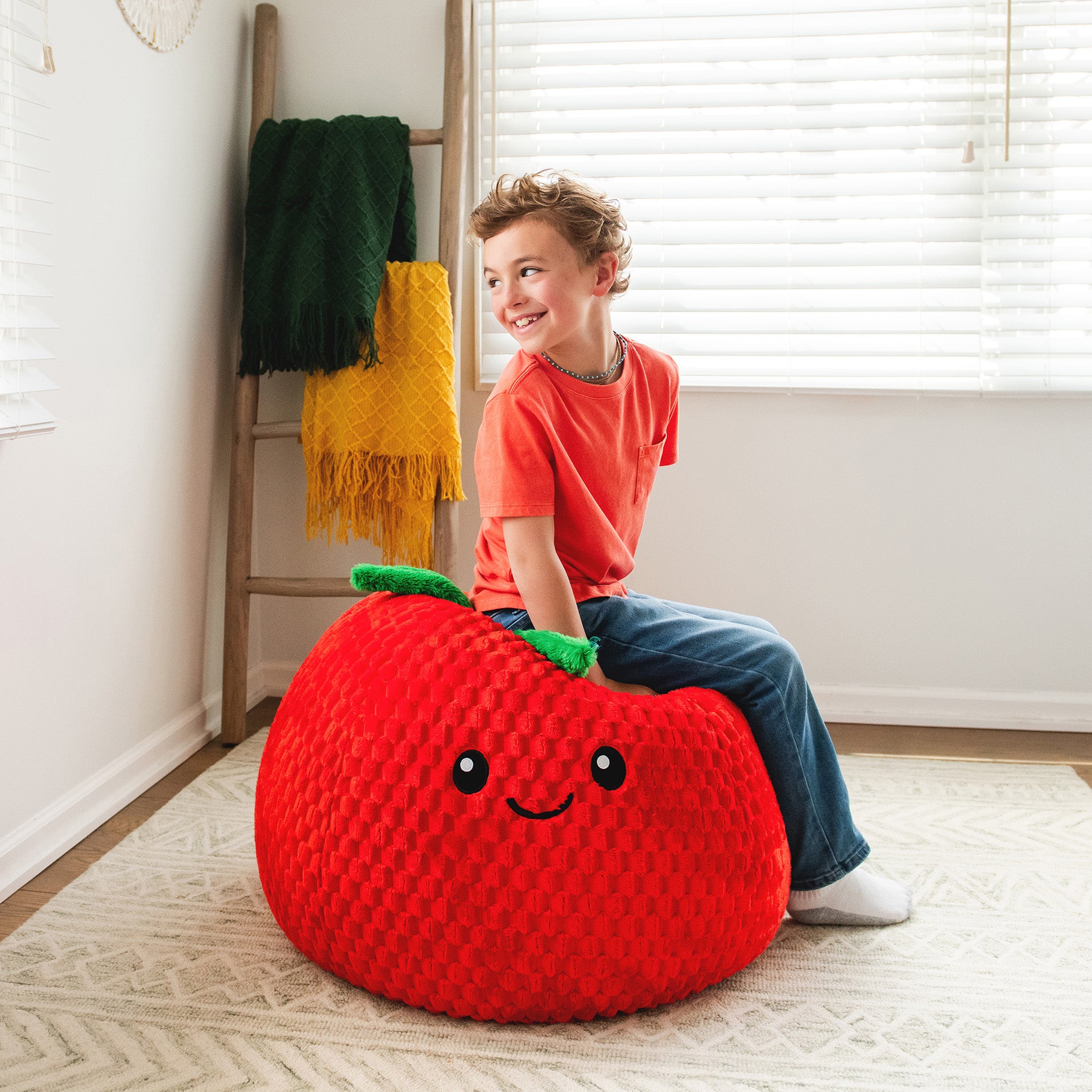 Strawberry PlushiPals® Bean Bag Chair | Big Joe® Chairs For Kids