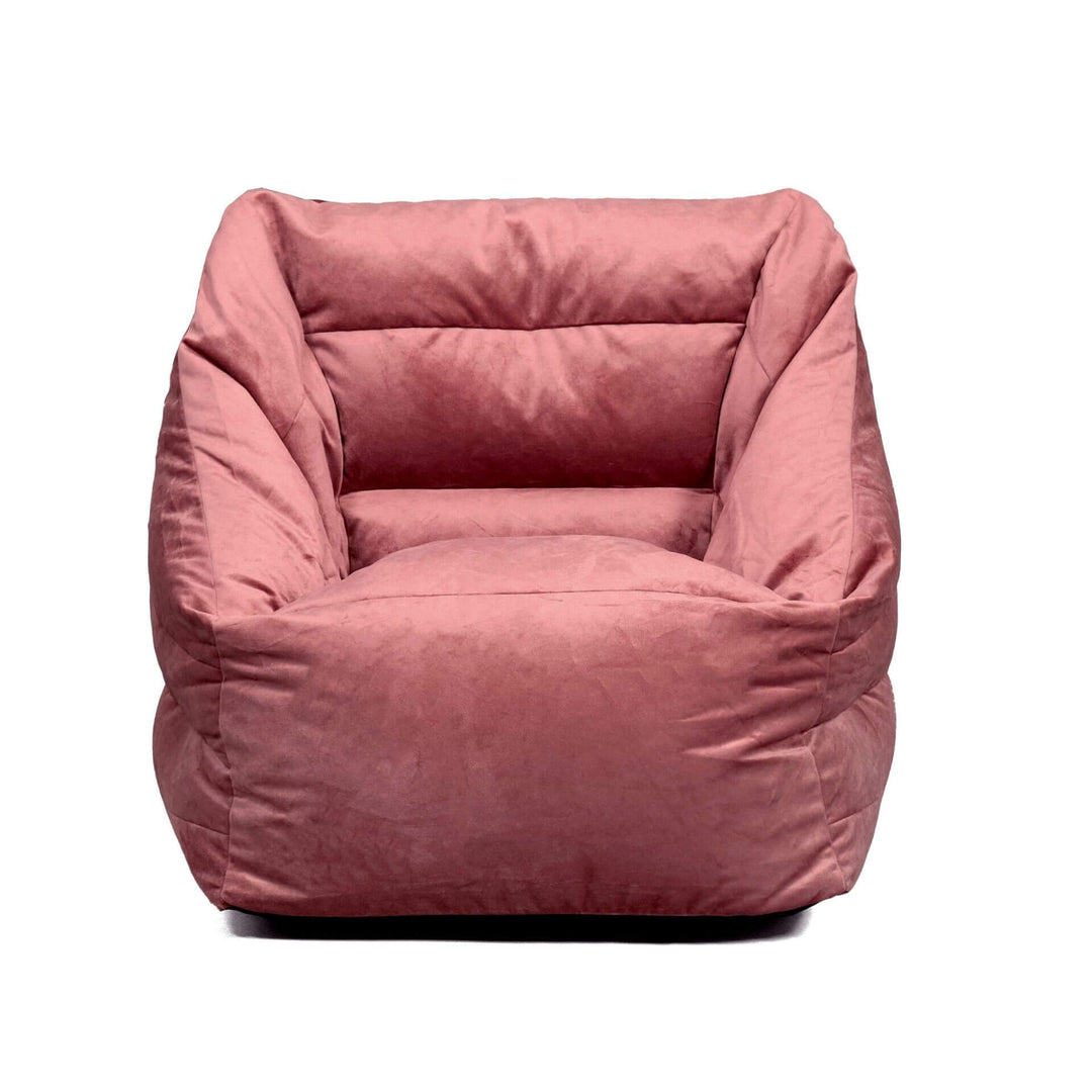 Aurora Chair bean filled  #color_toasted-mauve-velvet