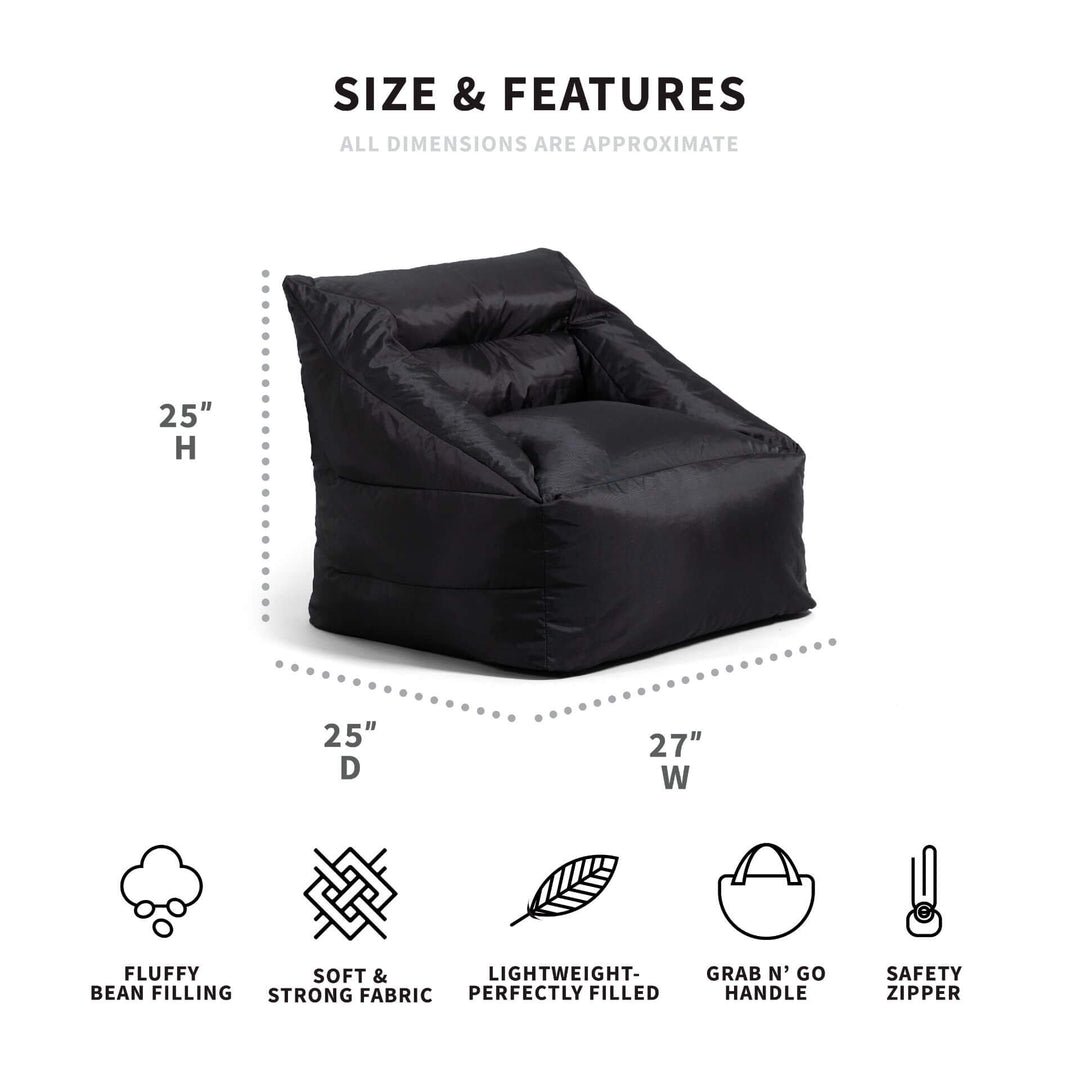 Chair dimensions #color_black-smartmax