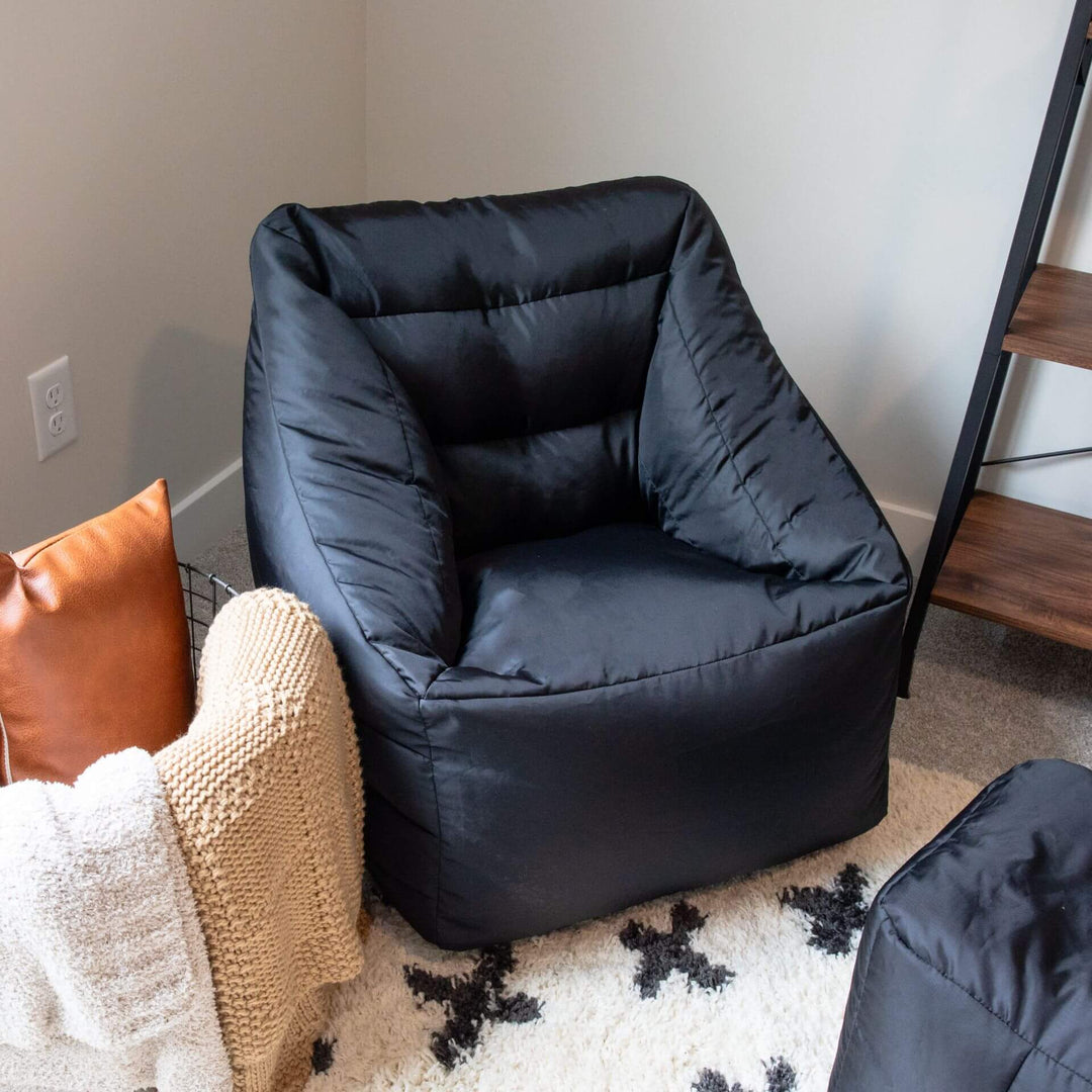 Black corner chair for room #color_black-smartmax