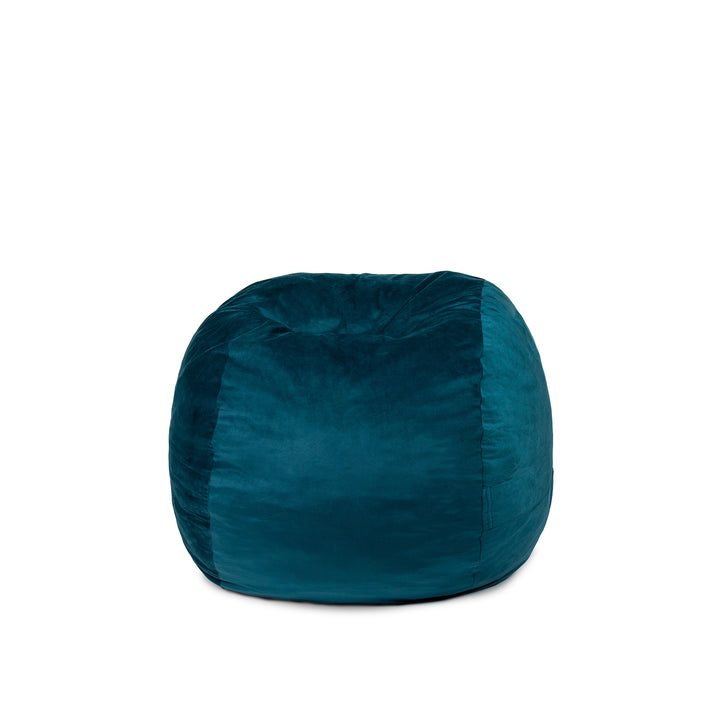 Little Big Fuf Foam Bean Bag Chair #color_mediterranean-plush