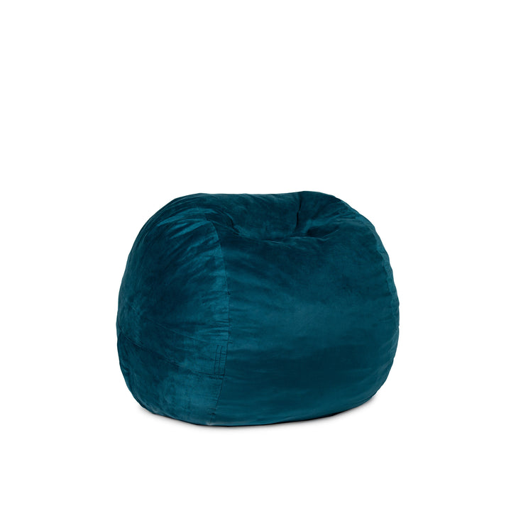 Little Big Fuf Foam Bean Bag Chair #color_mediterranean-plush