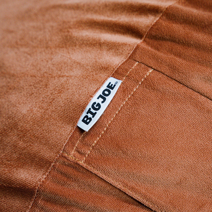 Little Big Fuf Foam Bean Bag Chair #color_copper-plush