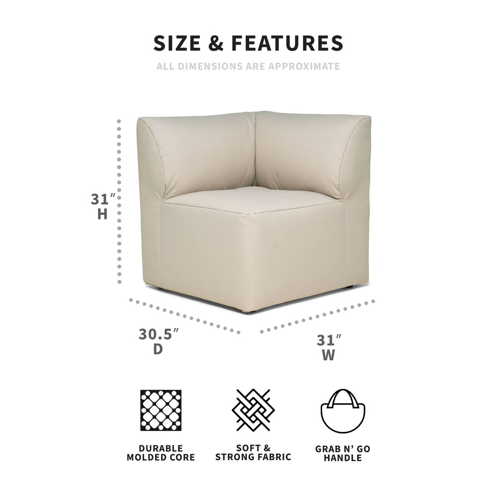 Patio Corner Chair Patio Terra Bask dimensions #color_terra-bask