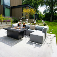Patio 5pc Sectional
