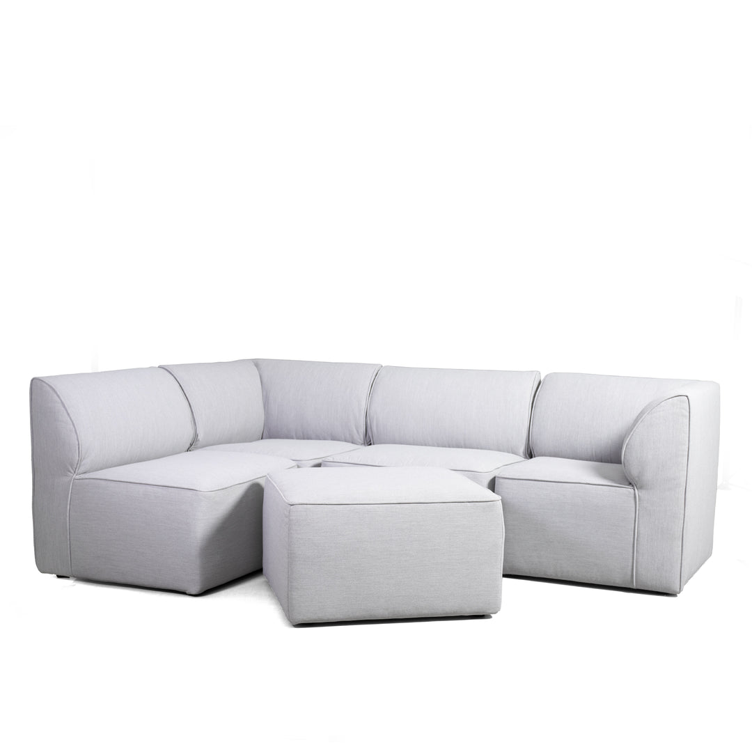 5pc sectional outdoor couch #color_fresh-gray