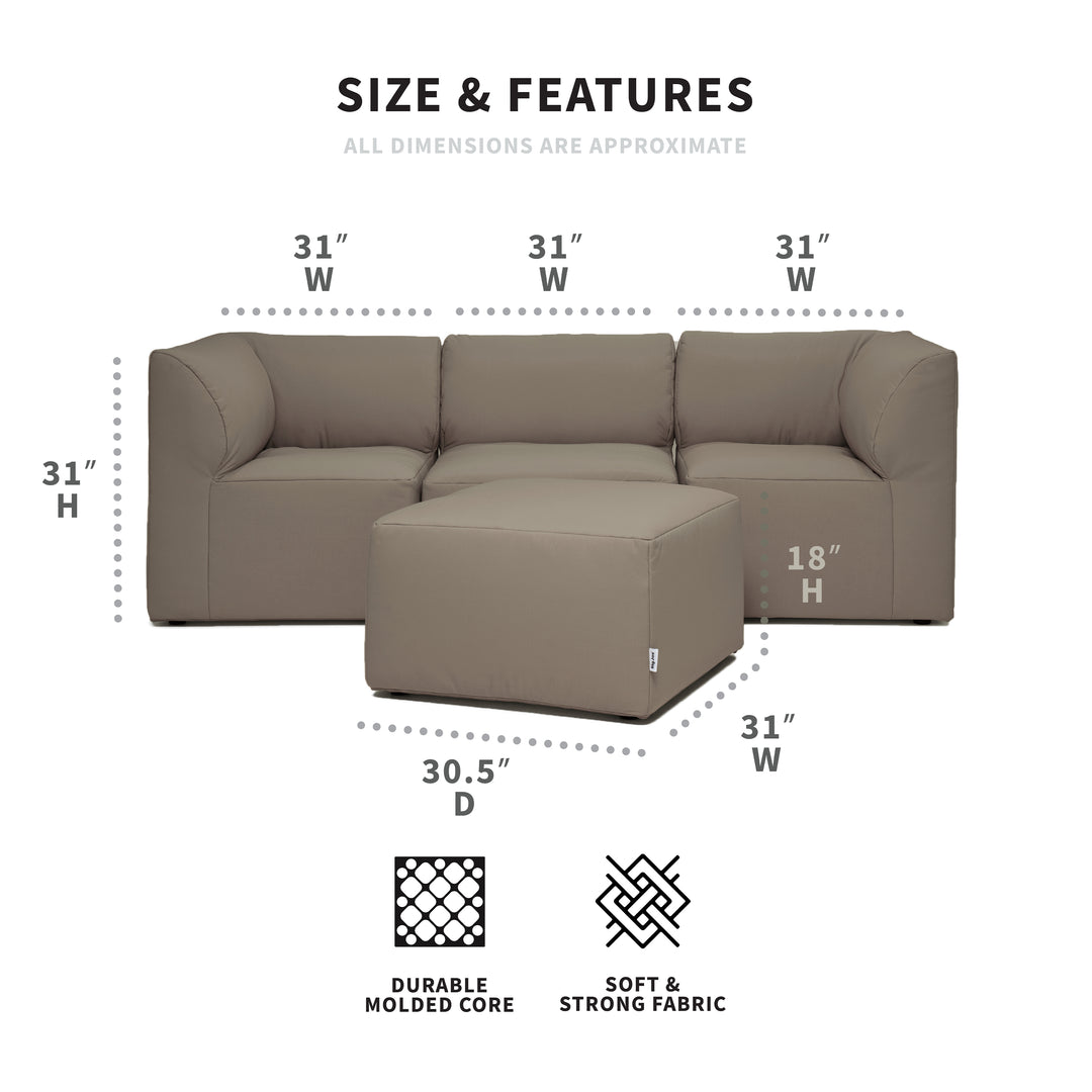 4pc outdoor sectional furniture dimensions #color_castor-gray-bask