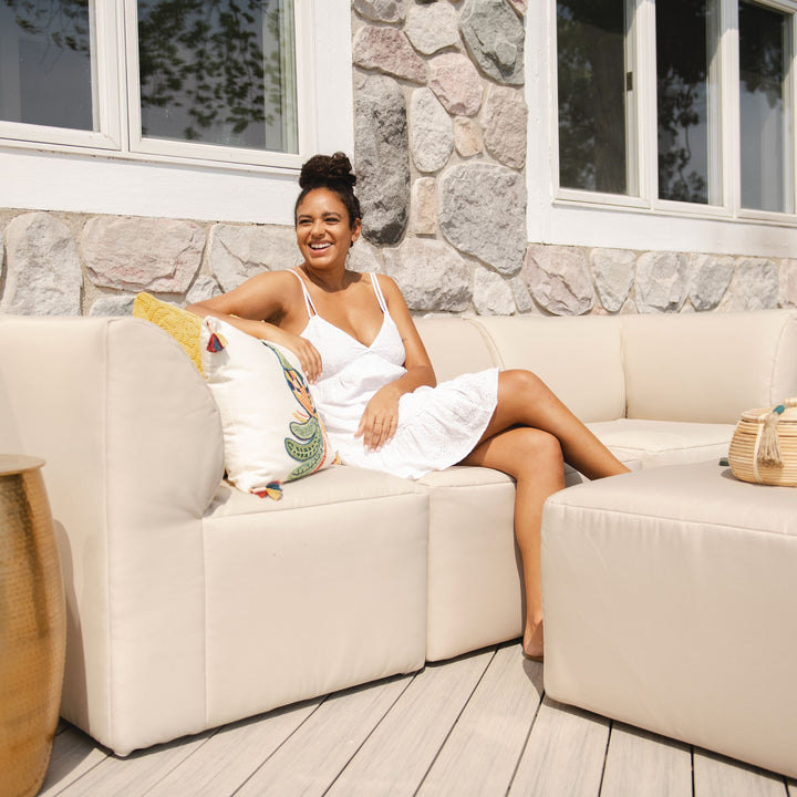 4pc sectional sofa outdoor furniture tan #color_terra-bask