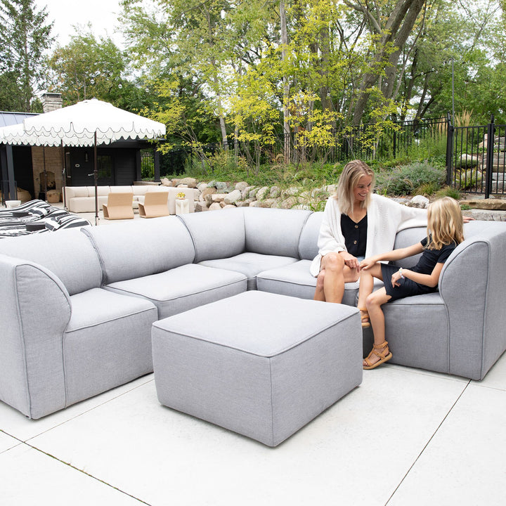 6 Piece Patio Sectional Set Outdoor Furniture #color_fresh-gray