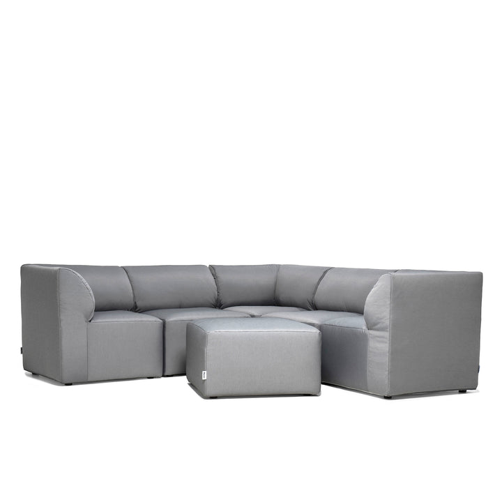 6pc weatherproof outdoor furniture front #color_granite-bask