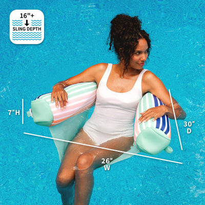 dimensions Shaka Sling Pool Float 