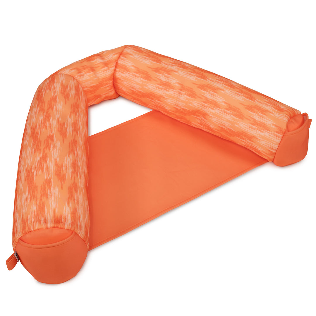 Orange pool toy on a white background #color_peach-glow