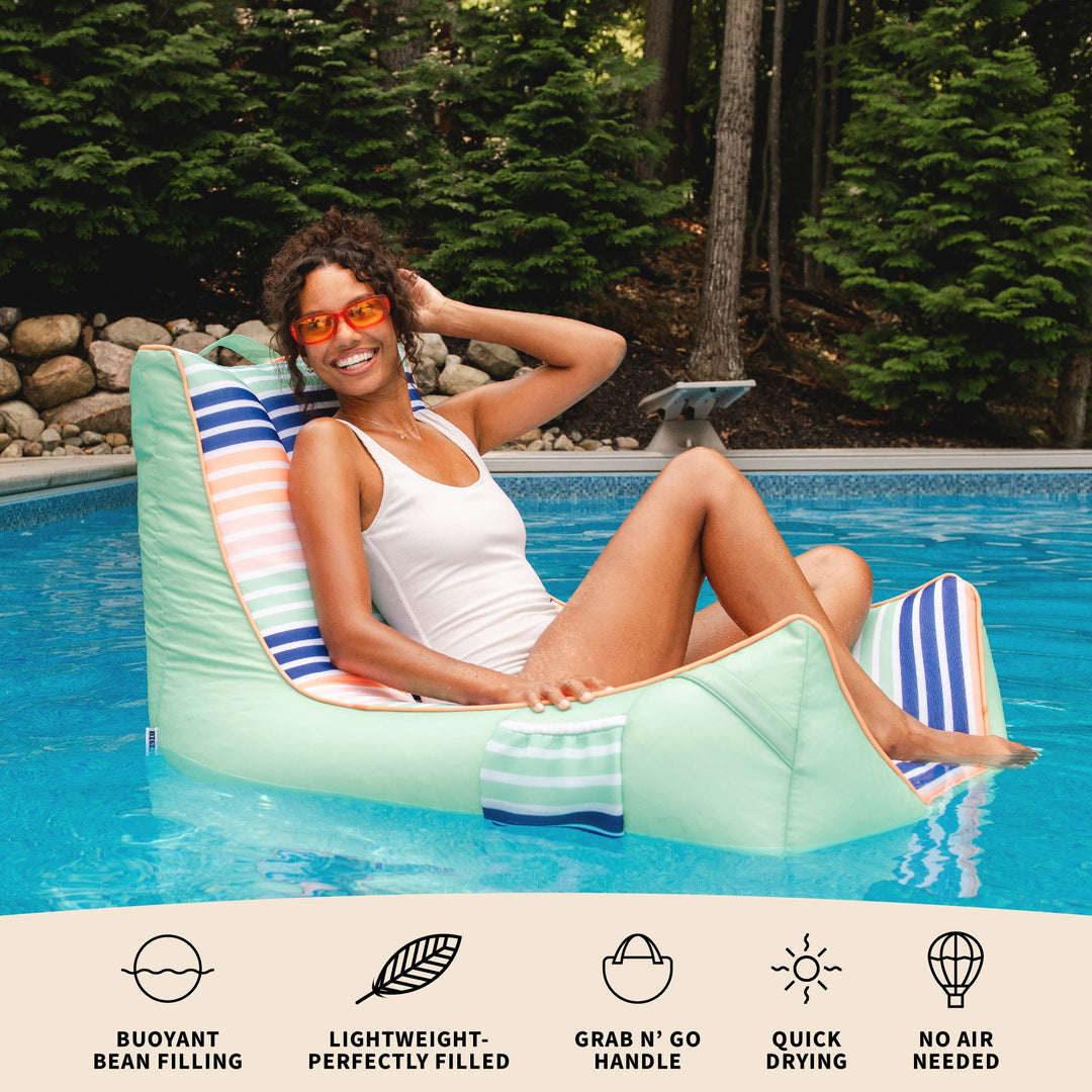 features Captain's Pool Float #color_rivera-stripe