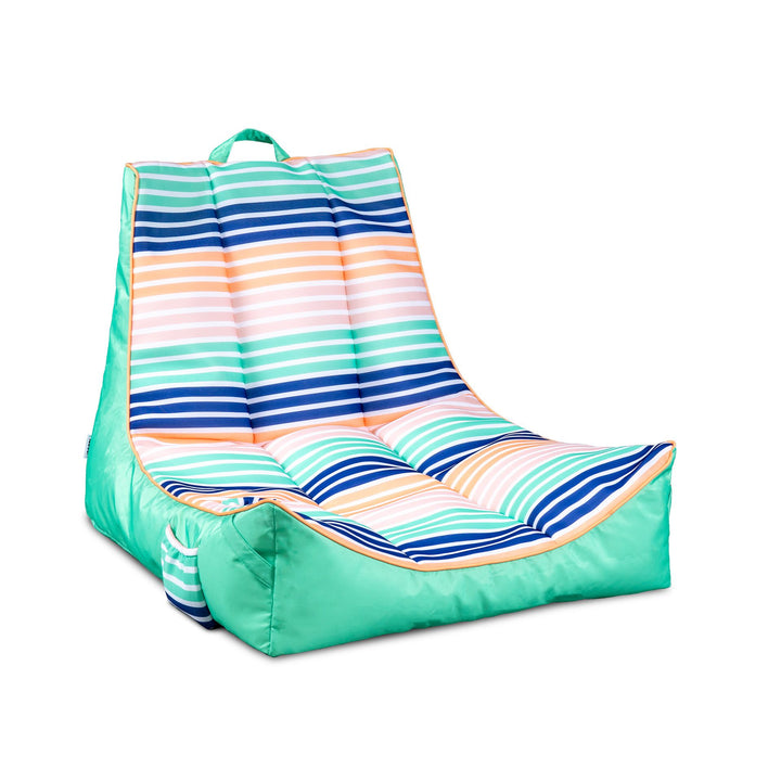 side Captain's Pool Float #color_rivera-stripe