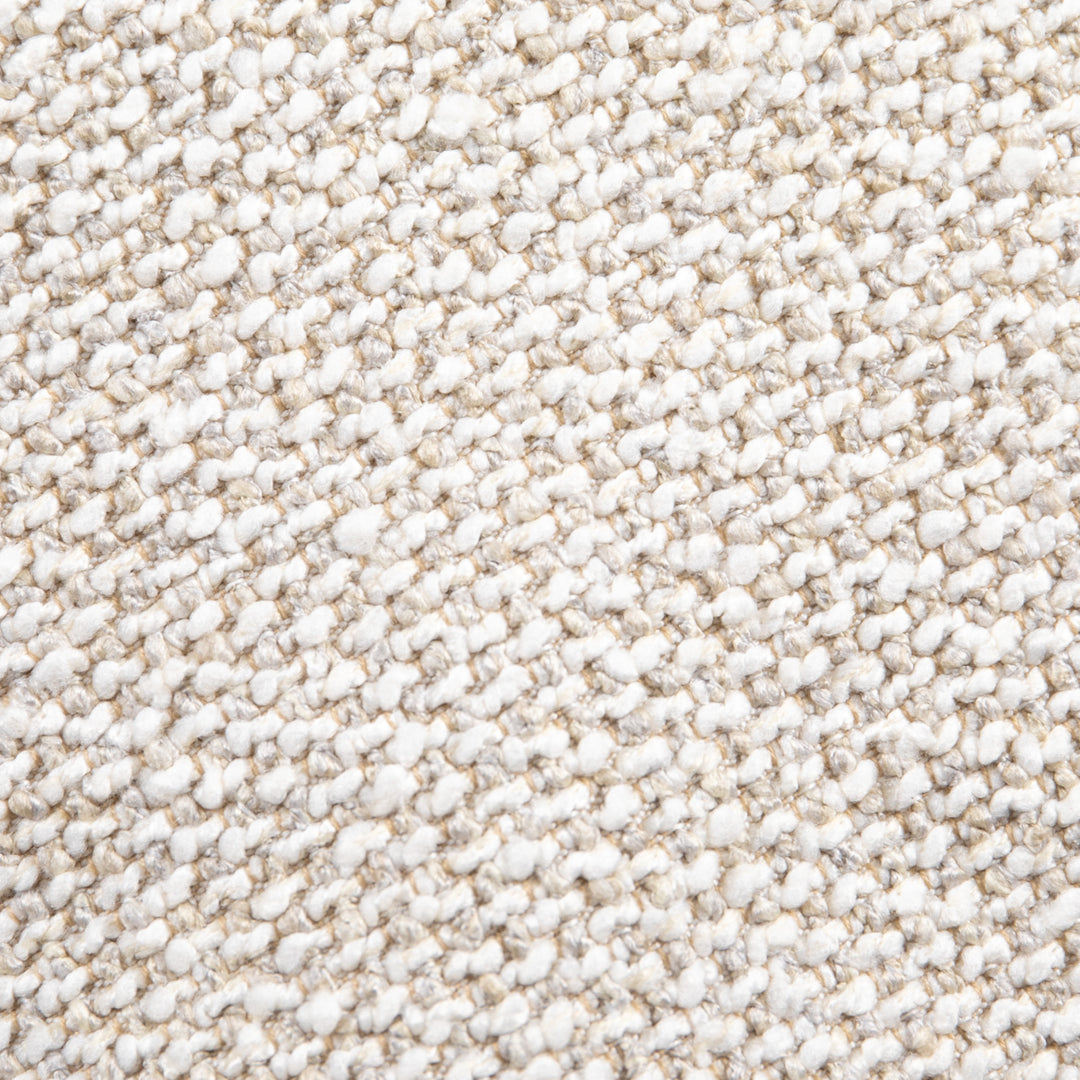 Close-up of sandstone textured boucle #color_sandstone-textured-boucle