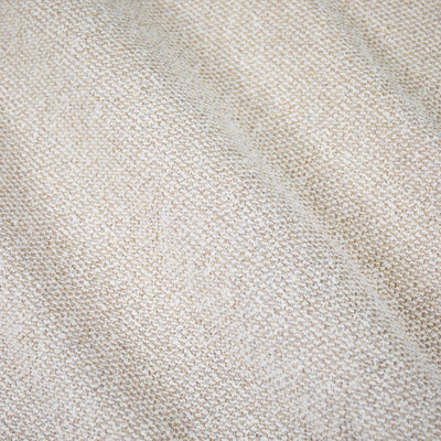 Close-up of beige fabric texture 