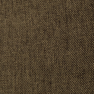 A close-up of a woven fabric texture in a dark brown color, showing the detailed weave pattern. 