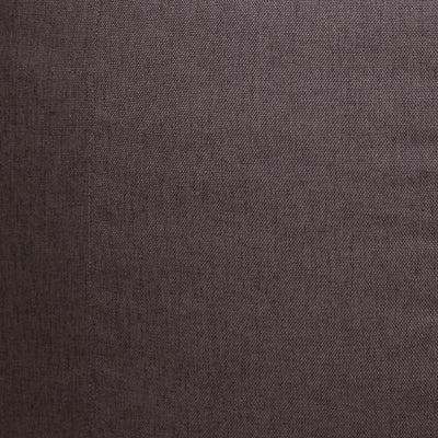 A close-up of a dark brown woven fabric texture with a fine, slightly coarse weave. 