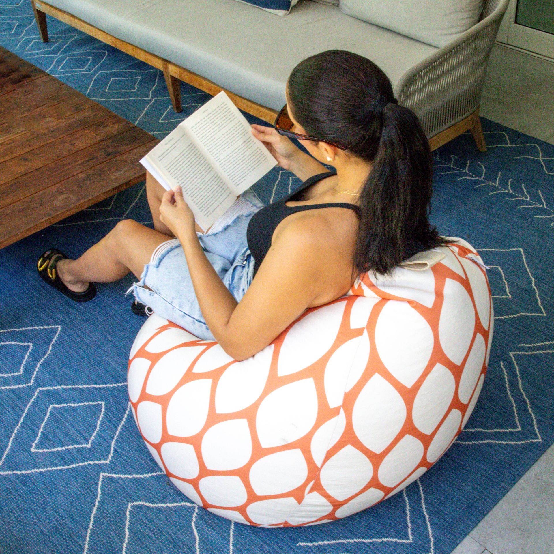 Diy outdoor discount bean bag chair