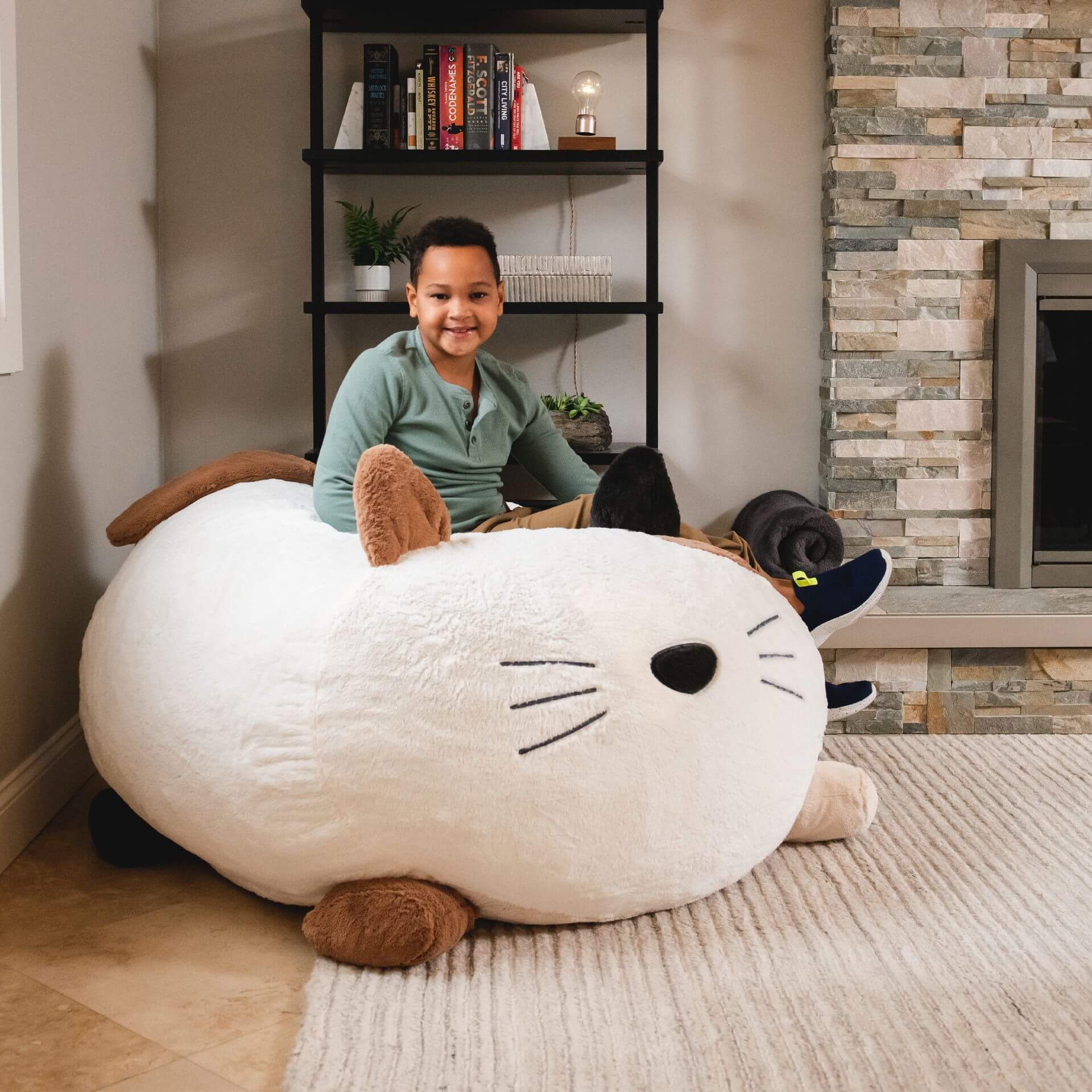 Big stuffed animal cat online