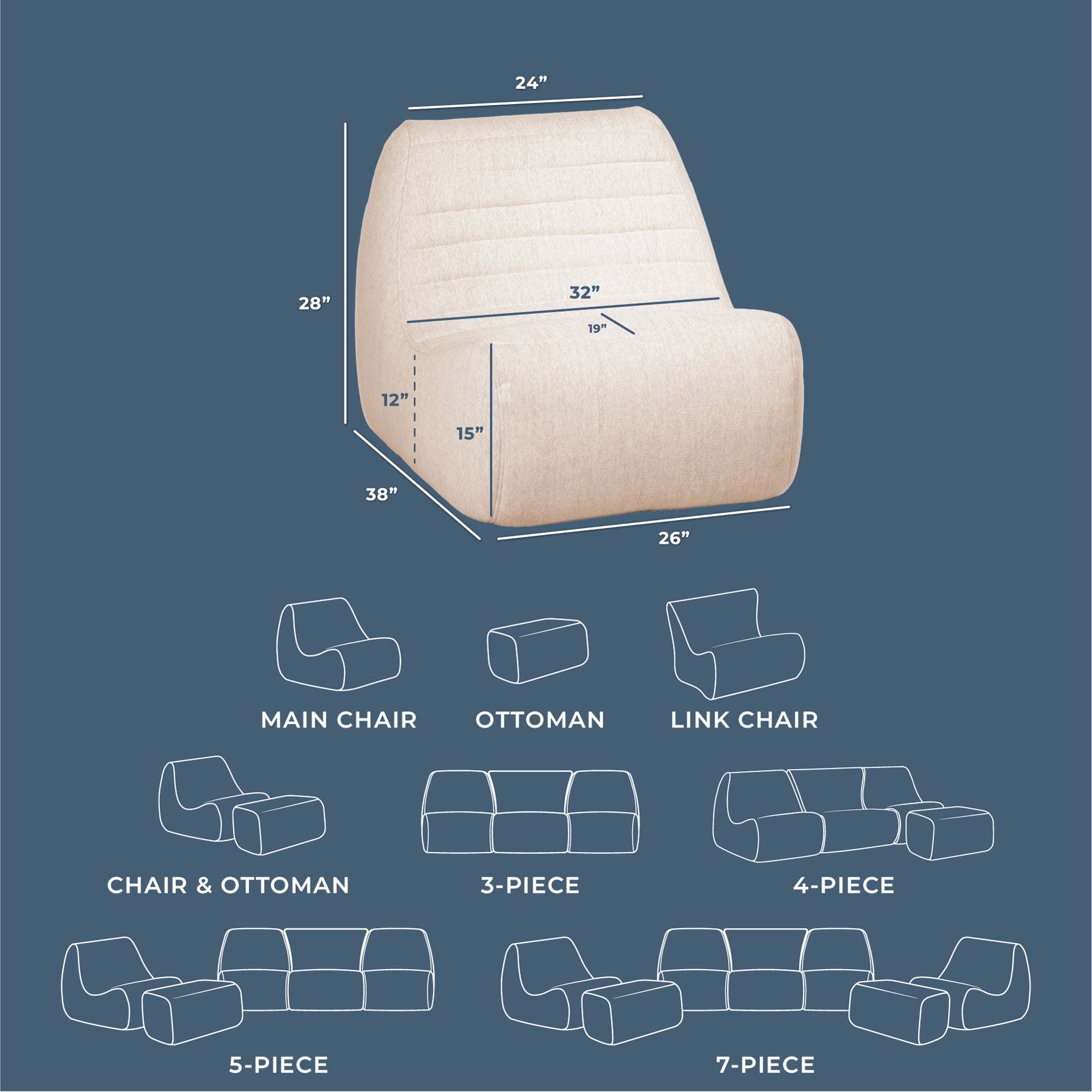 Solvana™ Primary Outdoor Chair – Big Joe