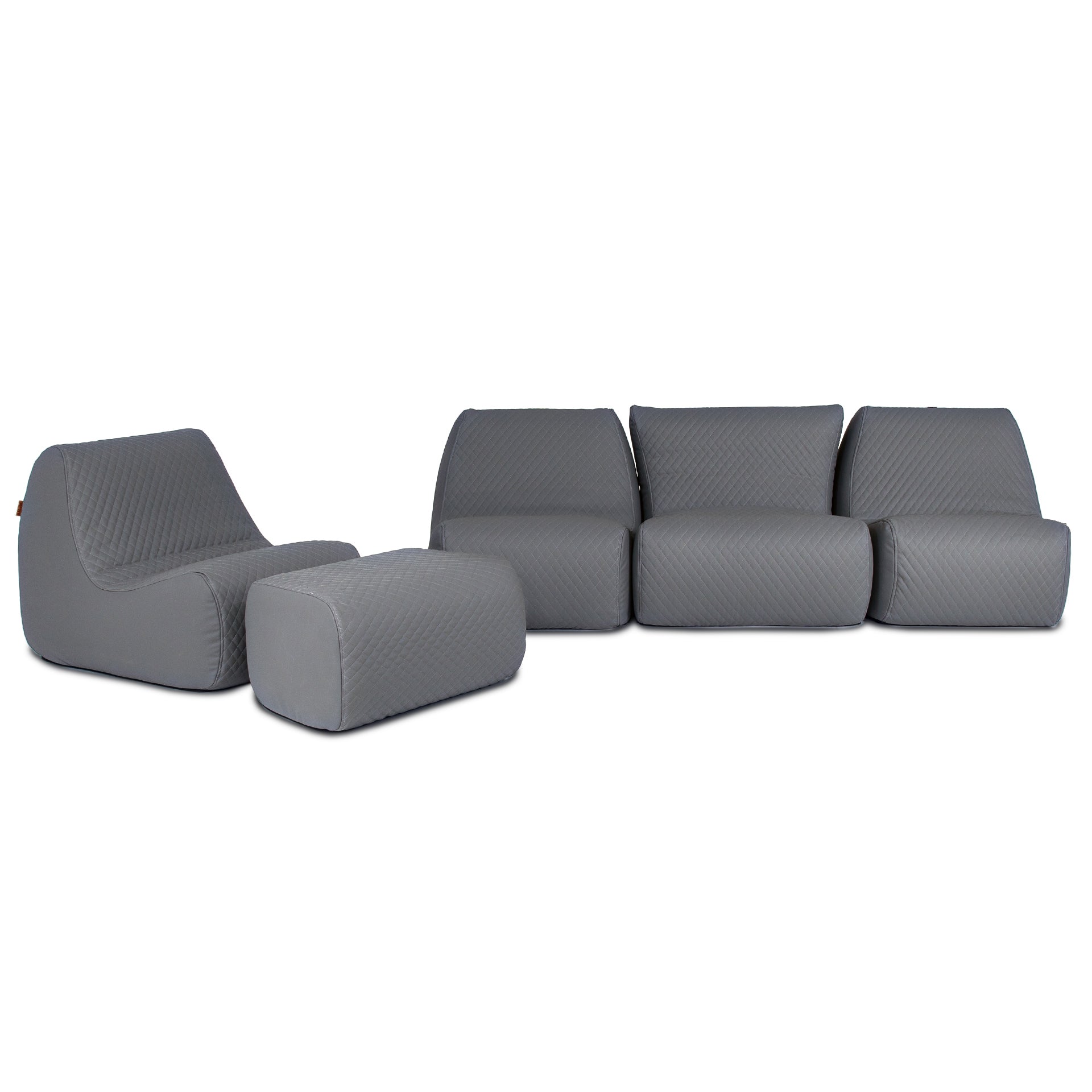 Solvana™ 5 Piece Outdoor Sectional Sofa | Outdoor Patio Furniture