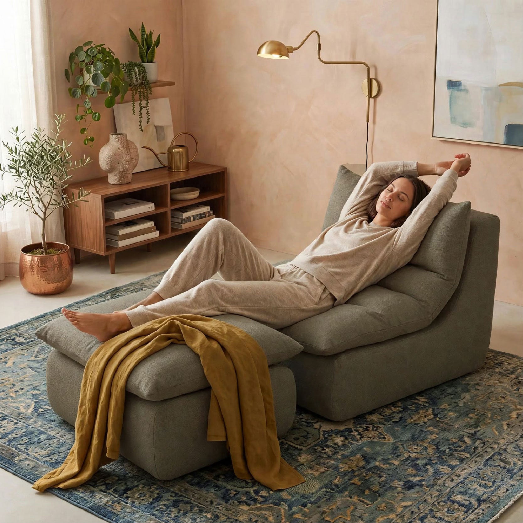 Big Joe® Driftscape™ Lounge Chair | Modern Reading Chair for