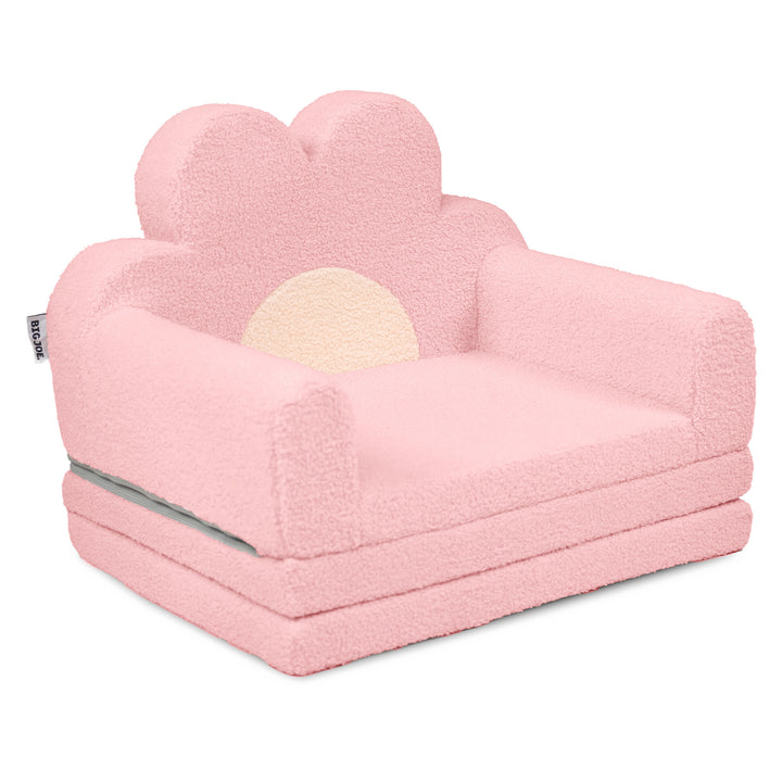 A pink plush children&