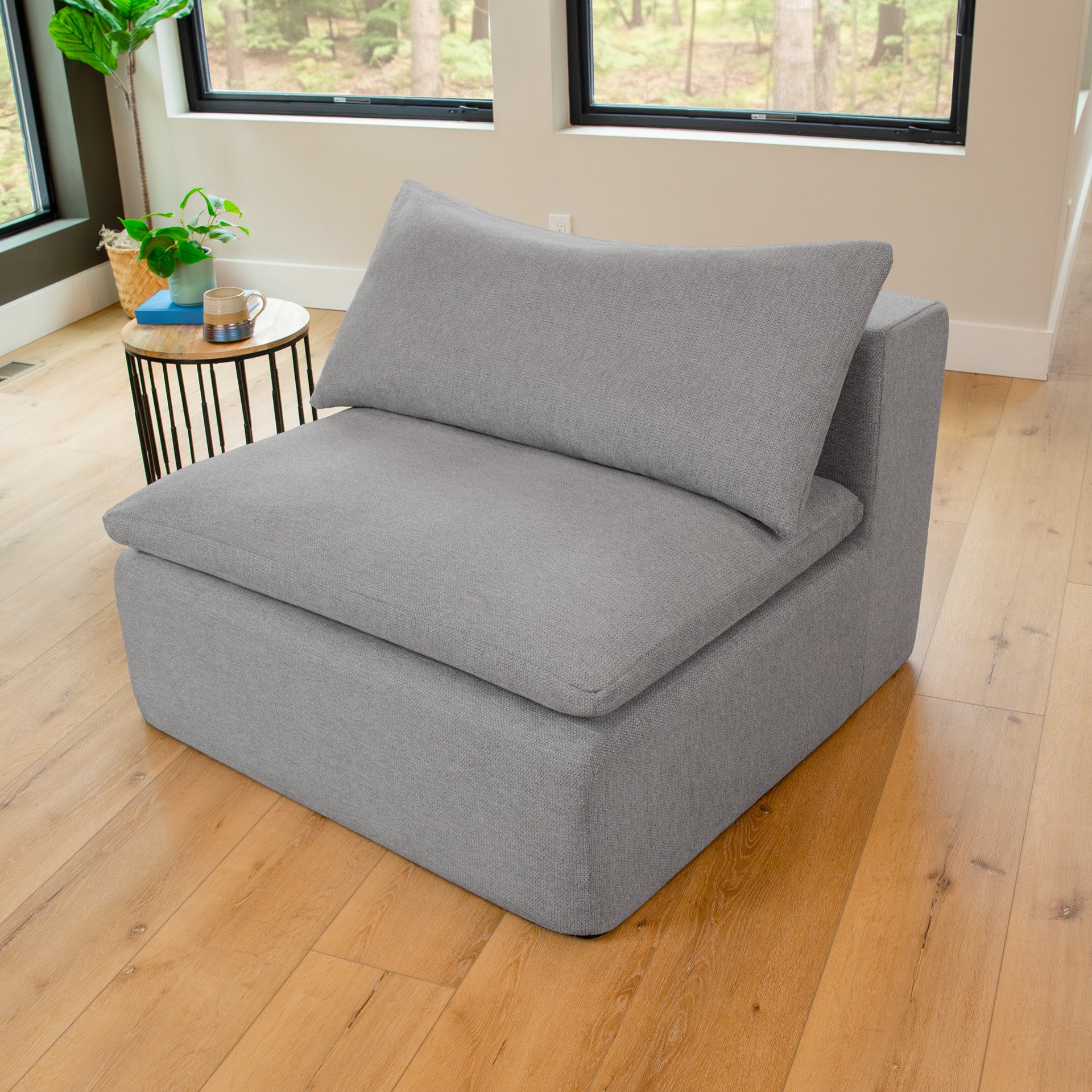 Averra™ Armless Chair Modular Sectional Couch Piece | Big Joe®