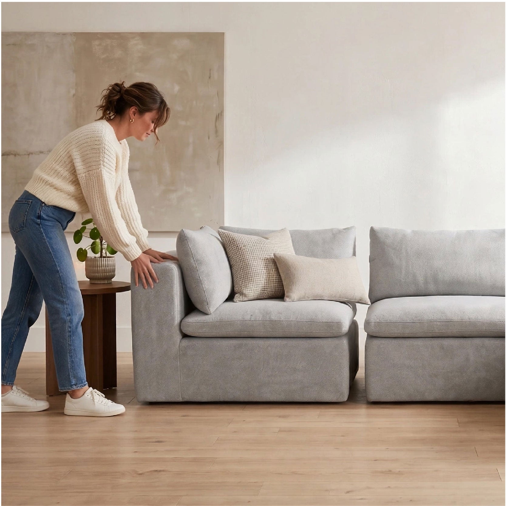 Averra™ Pillow-Top Deep-Seating Modular Sectional Loveseat | Big Joe®