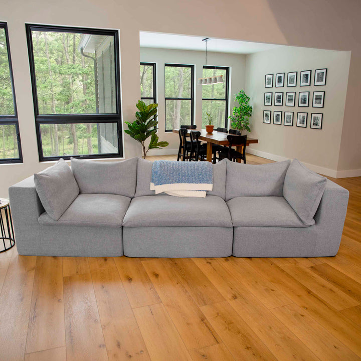 Pillow-top cloud sectional couch 