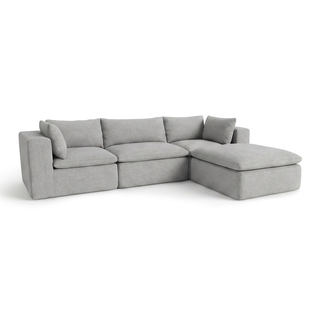 Averra sectional couch angle view 