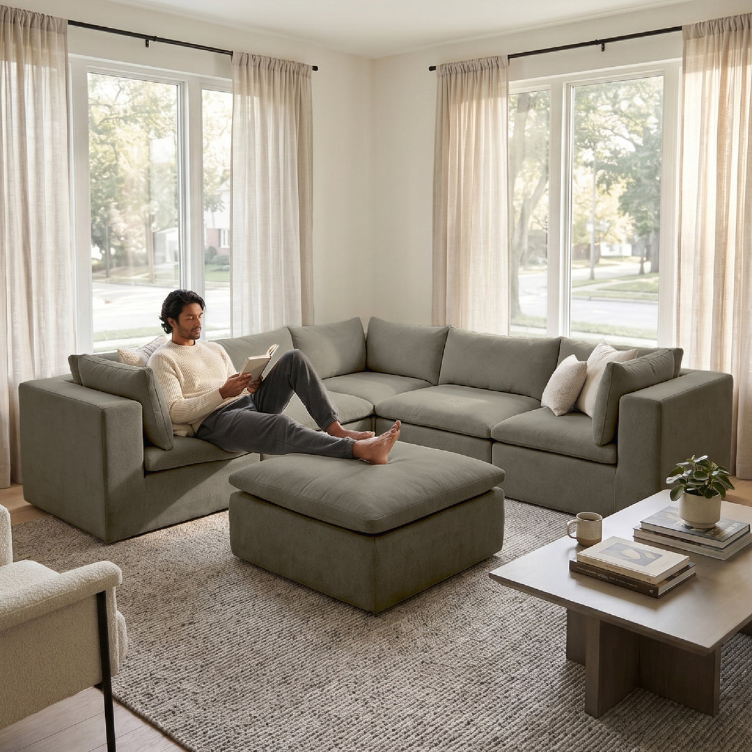 Averra 6Pc Modular Sectional Sofa 