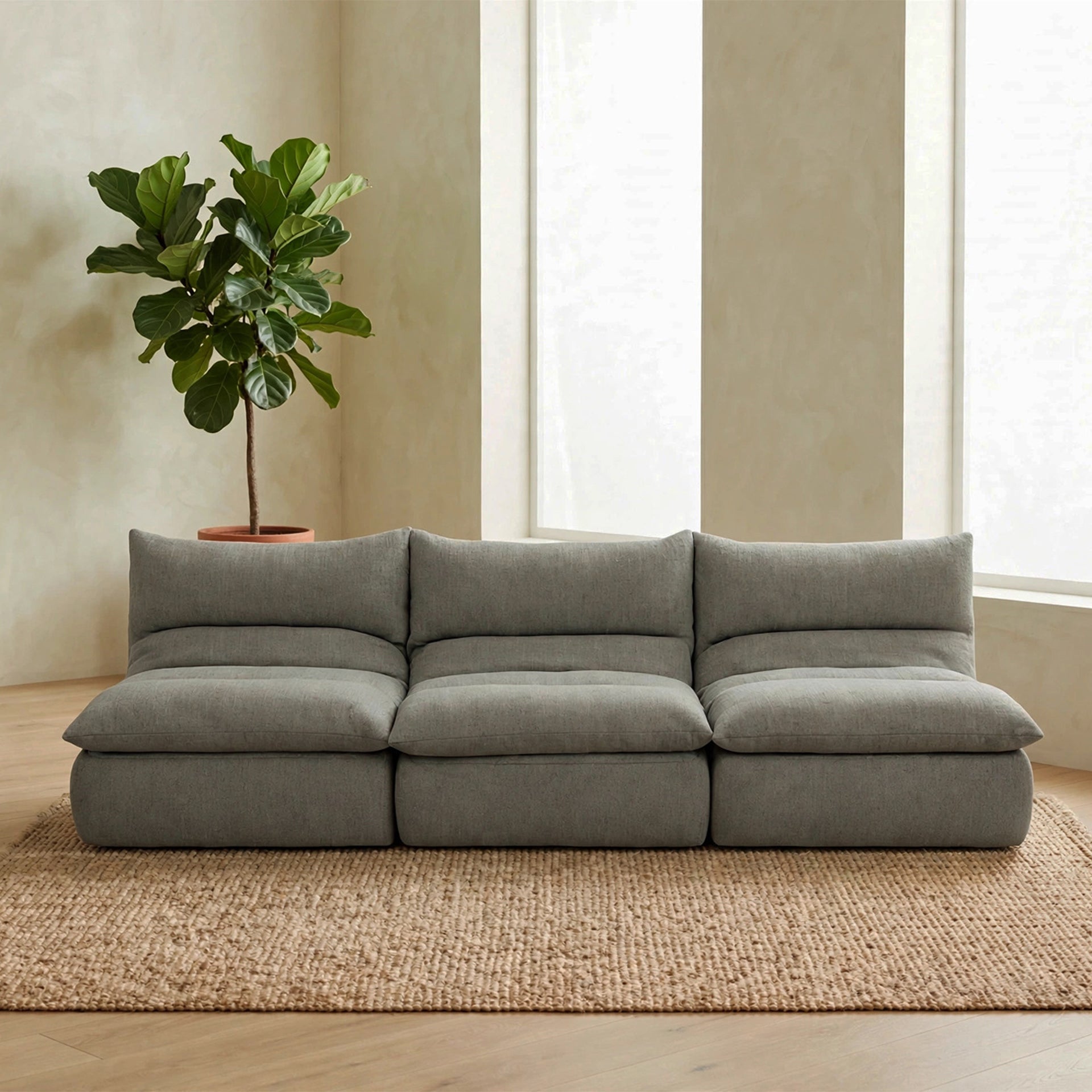 カレブソファ フラットアーム 3 Piece Sectional Sofa | Big Joe® Driftscape® Lounge Set