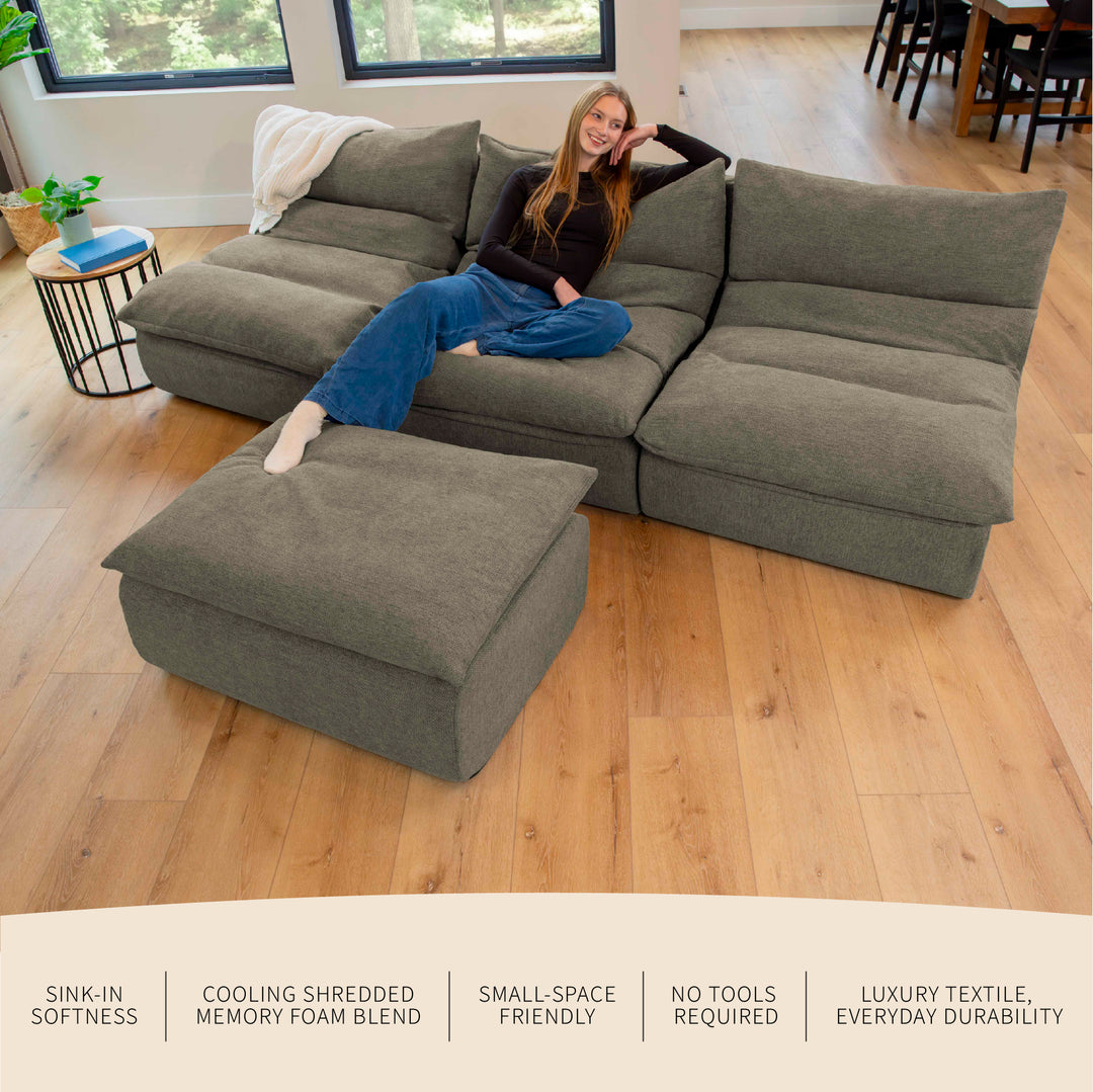 4pc driftscape sectional set product features 