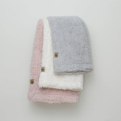 ANGEL PLUSH BLANKET | LITTLE - WHISPER WHITE