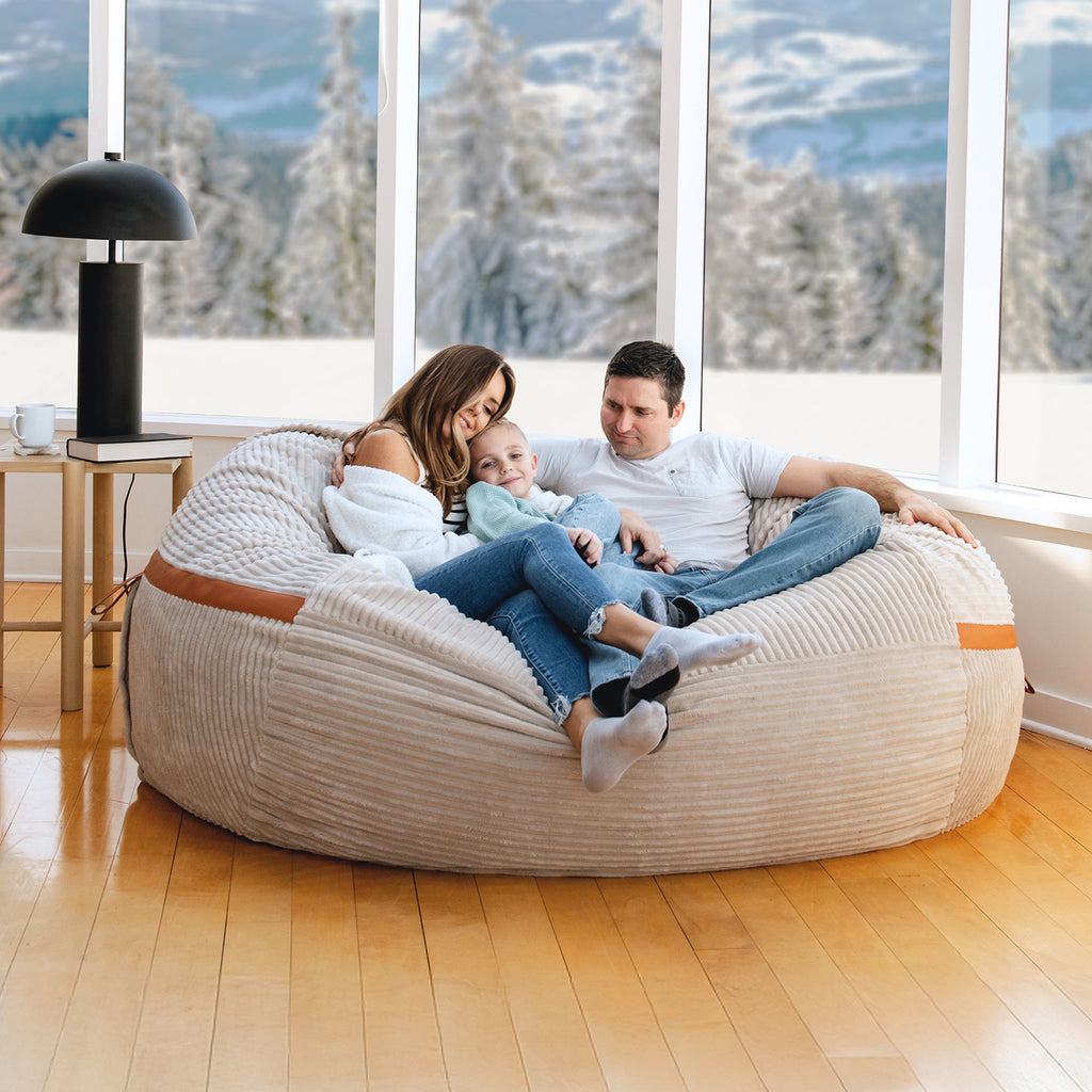 Fuf® 7Ft Oversized Foam Bean Bag