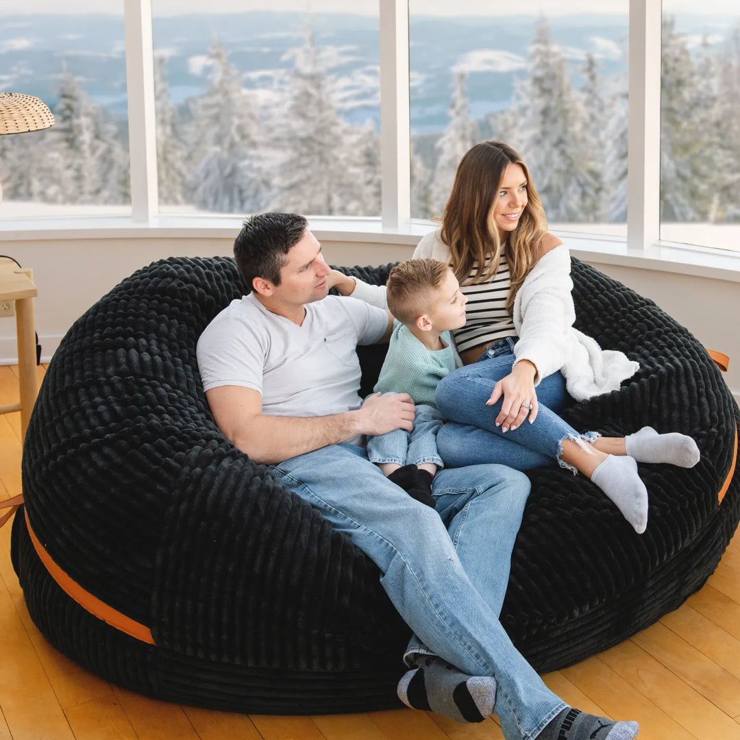 Relax with the family on the Fuf XXL Bean Bag Chair 