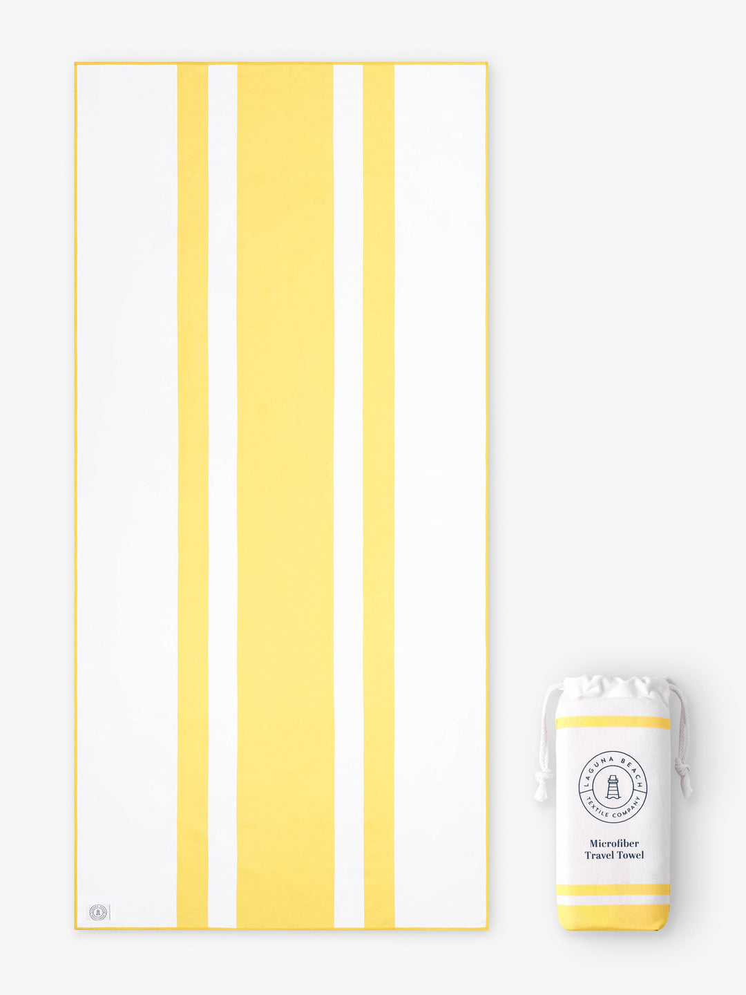 Mojave Yellow Microfiber Beach Towel